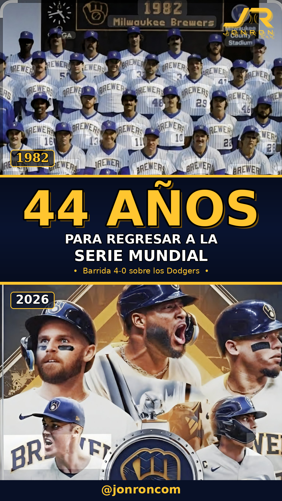 44 años para regresar a la Serie Mundial